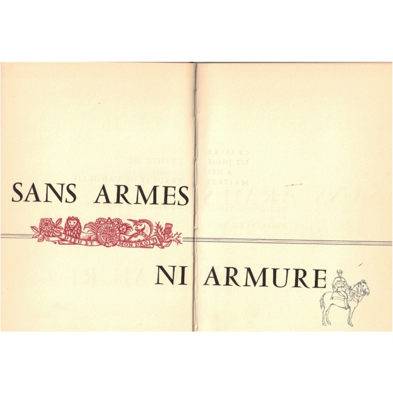 Sans Armes Ni Armures Robert Henriques 1953 Militaire Anglais