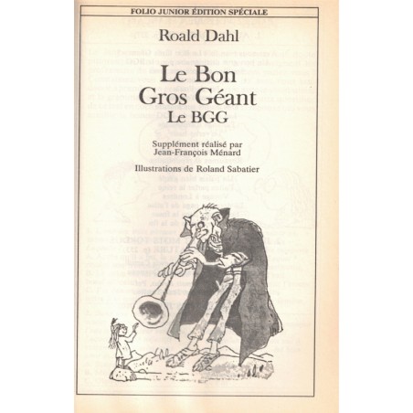 Le Bon Gros Géant, Roald Dahl, 2000 - Frissons Jeunesse, Folio Junior