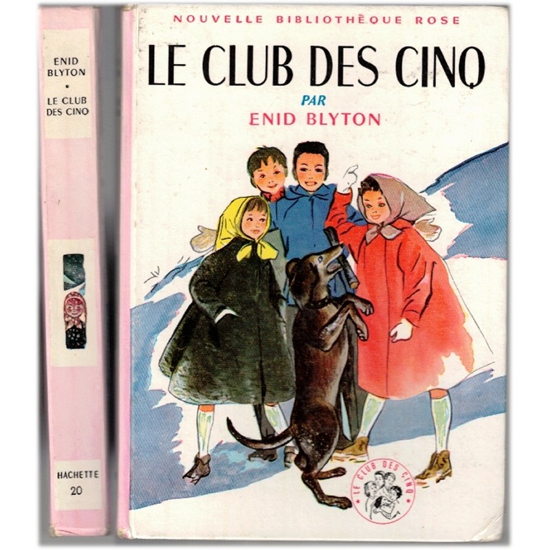 Le club des cinq, Enid Blyton, 1963 - aventures jeunesse, mystères  jeunesse, bibliothèque rose