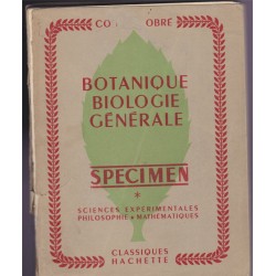 Botanique, Biologie...