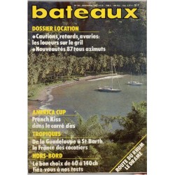 Revue Bateaux 1986 décembre...