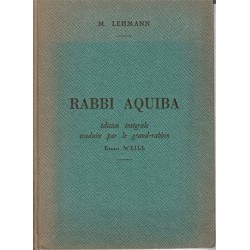 Rabbi Aquiba, Lehmann,...