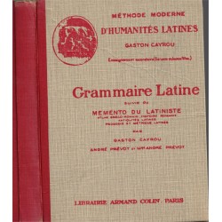 Grammaire latine, Mémento...