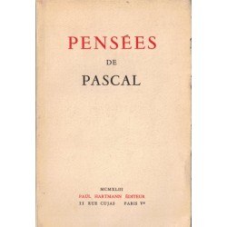 Pensées de Pascal, Blaise...