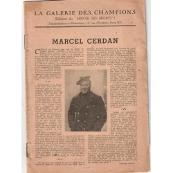 Marcel Cerdan, Miroir des...