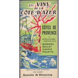 Les vins de la Côte d'Azur,...