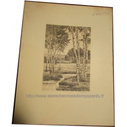 Lithographie originale,...